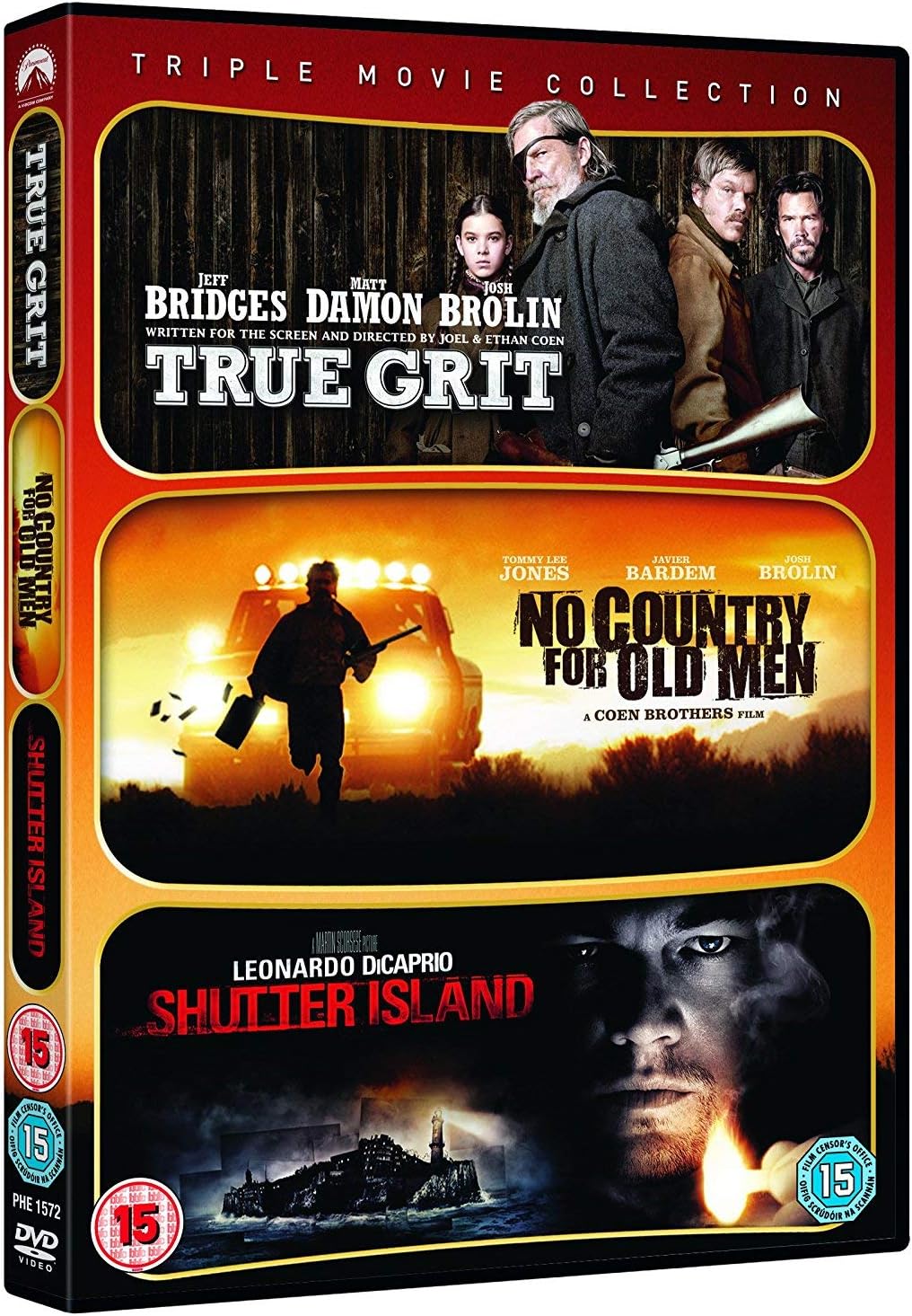 True Grit/No Country for Old Men/Shutter Island (Triple Pack) [DVD]