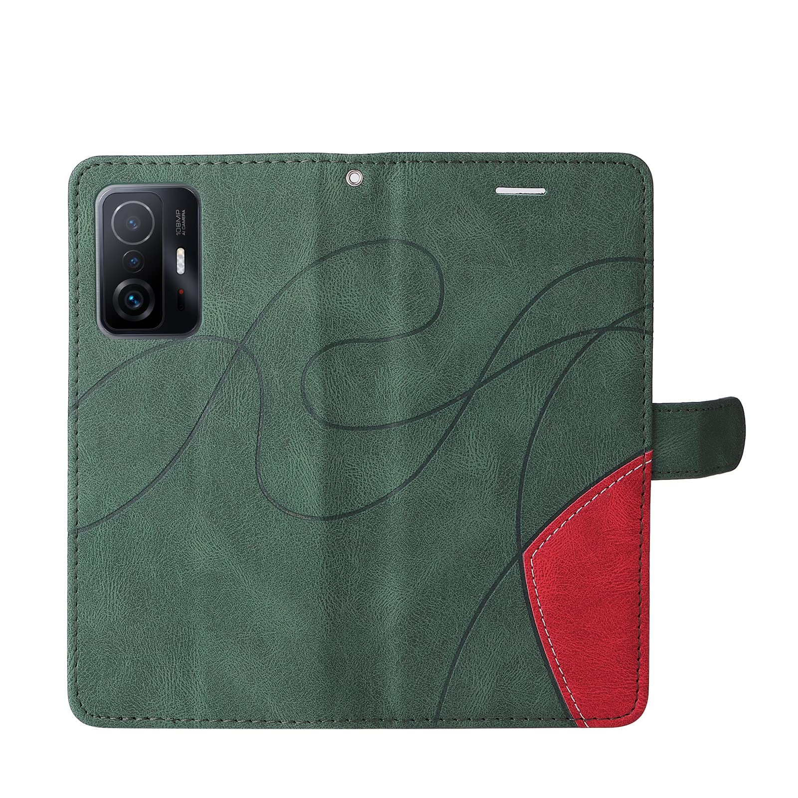 ZONNAVI Cover per Xiaomi Mi 11T / Xiaomi Mi 11T PRO, Flip Custodia Pelle PU con [Slot