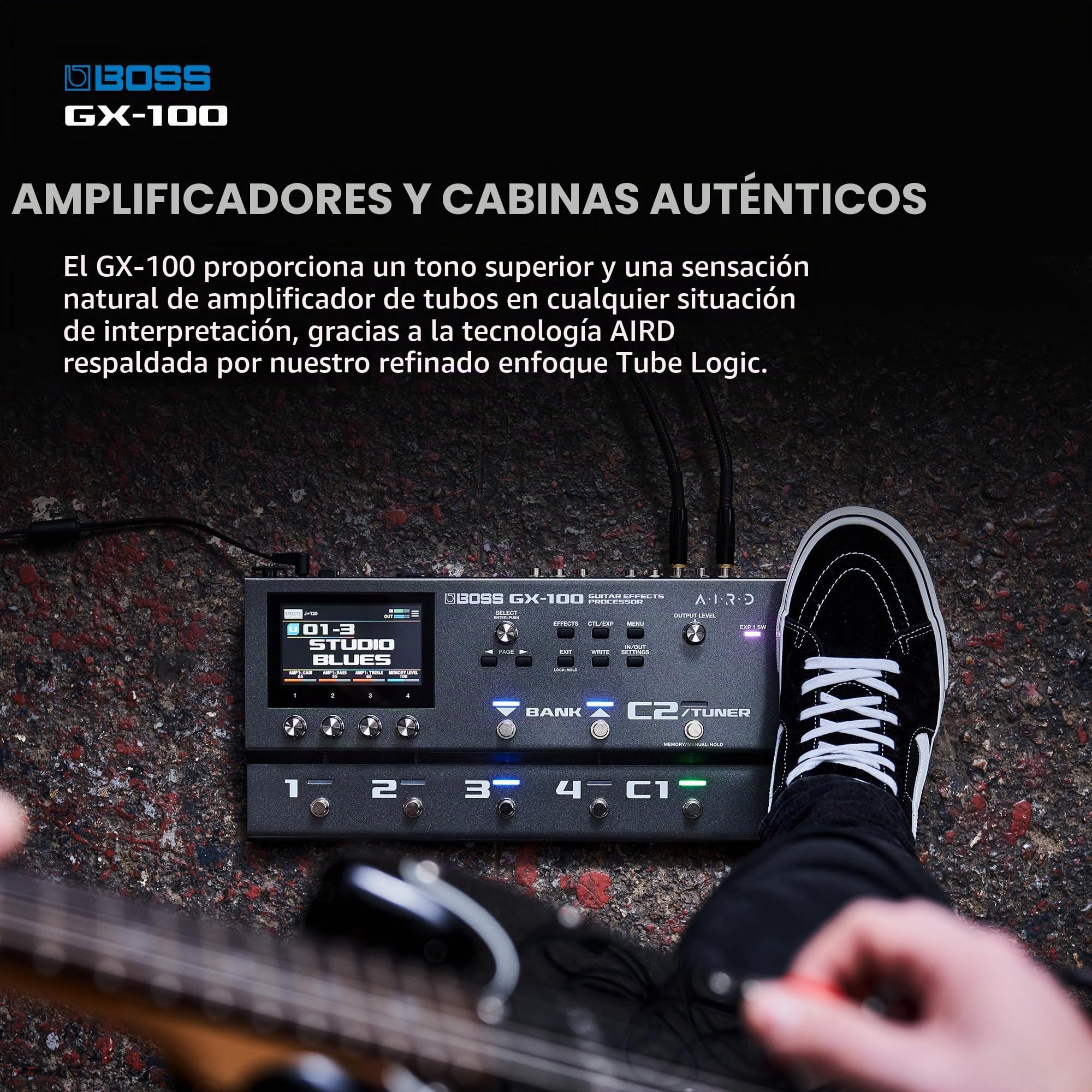 Amazon.com: BOSS GX-100 | Procesador avanzado de efectos para
