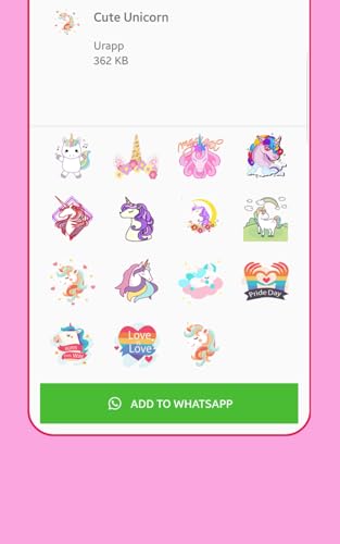 WAStickerApps Unicorn Stickers