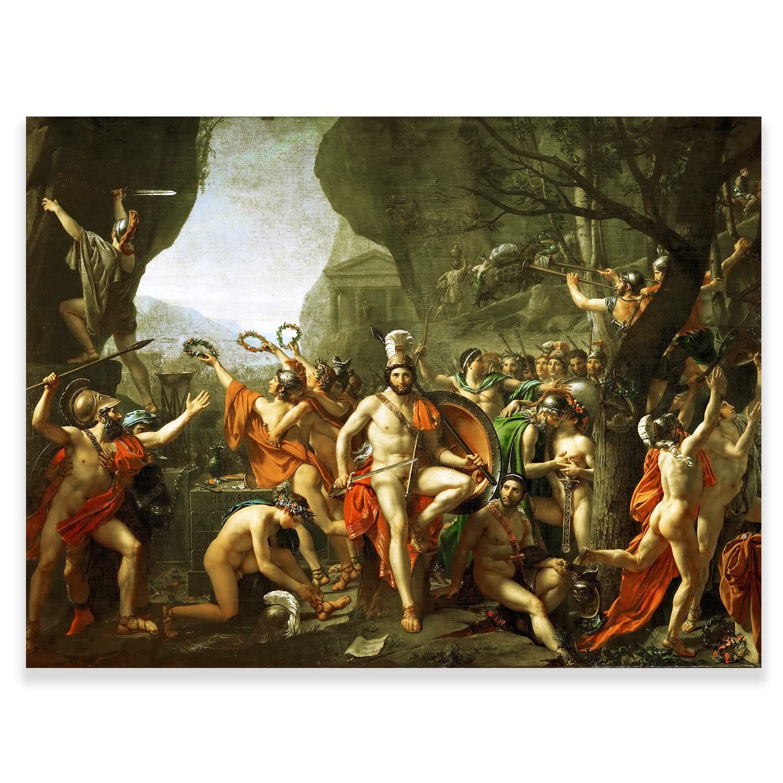 絵画 ludas art Amazon.co.jp: ジャック・ルイス・ダヴィッドキャンバスアート