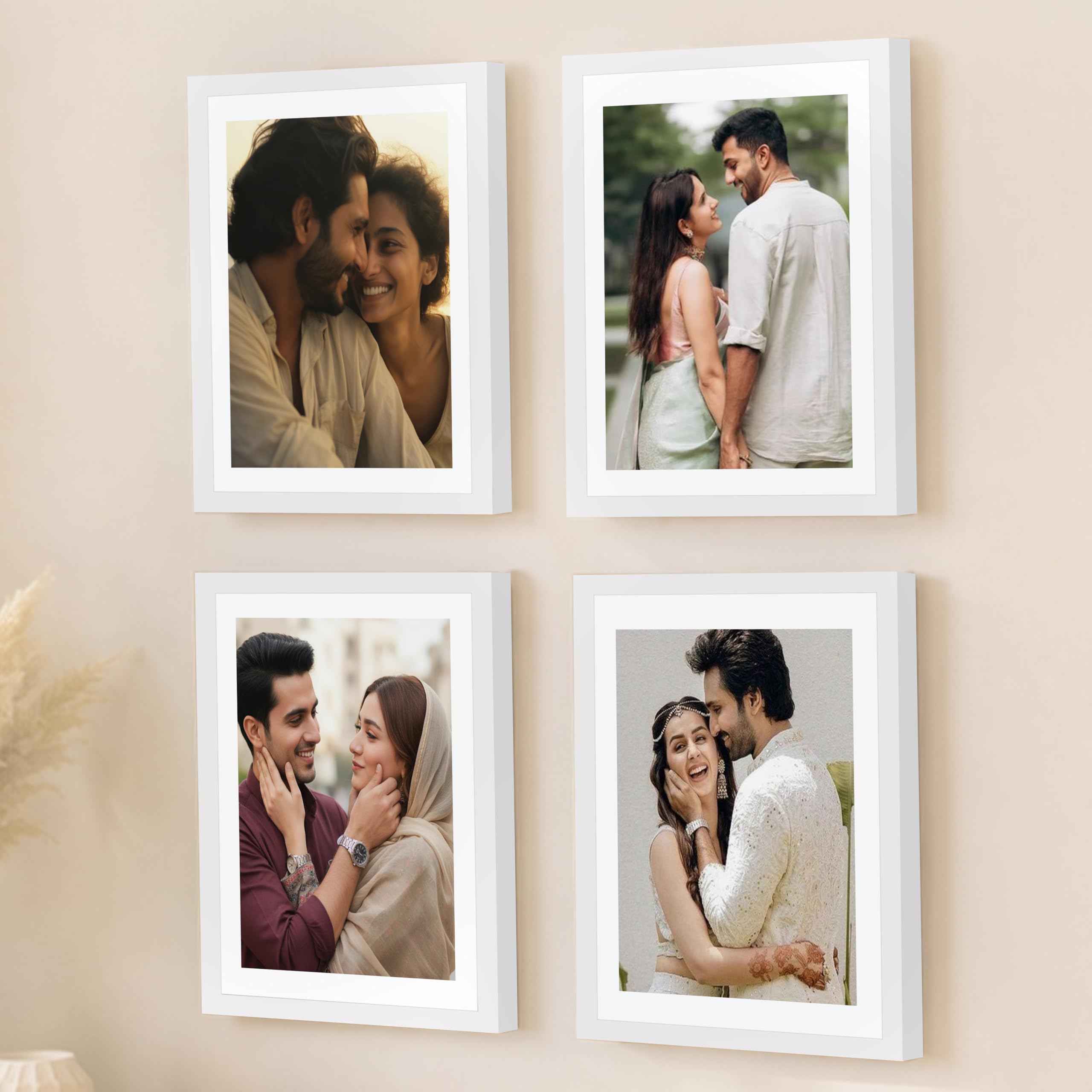 Art Street Photo Frames - Set of 4 Black -10