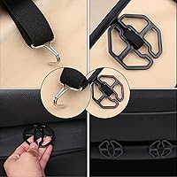 Vista 9 de Coverado Juego completo de fundas de asiento, fundas universales de asiento de 5 asientos para automóviles, cojines de asiento de automóvil