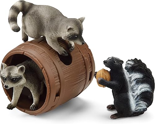 Miniatura 4 de Schleich Wild Life, juego de 5 piezas, juguetes de animales para niños y niñas de 3 a 8 años de edad, traviesa nuez
