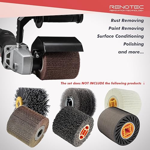 Miniatura 6 de RENOTEC Máquina pulidora Bunishing (máquina + paquete de 2 ruedas)