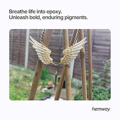 Miniatura 6 de Hemway Tinte en polvo metálico blanco perla de 50 g  1.75 oz  Tinte premium de lujo para epoxi, resina, pintura de poliuretano, joyas, mesas y