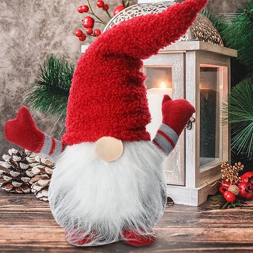 Miniatura 9 de Barba de gnomo precortada 1 juego hecho a mano con bigote de piel sintética enana pequeñas bolas de nariz sin terminar para bricolaje, Navidad,