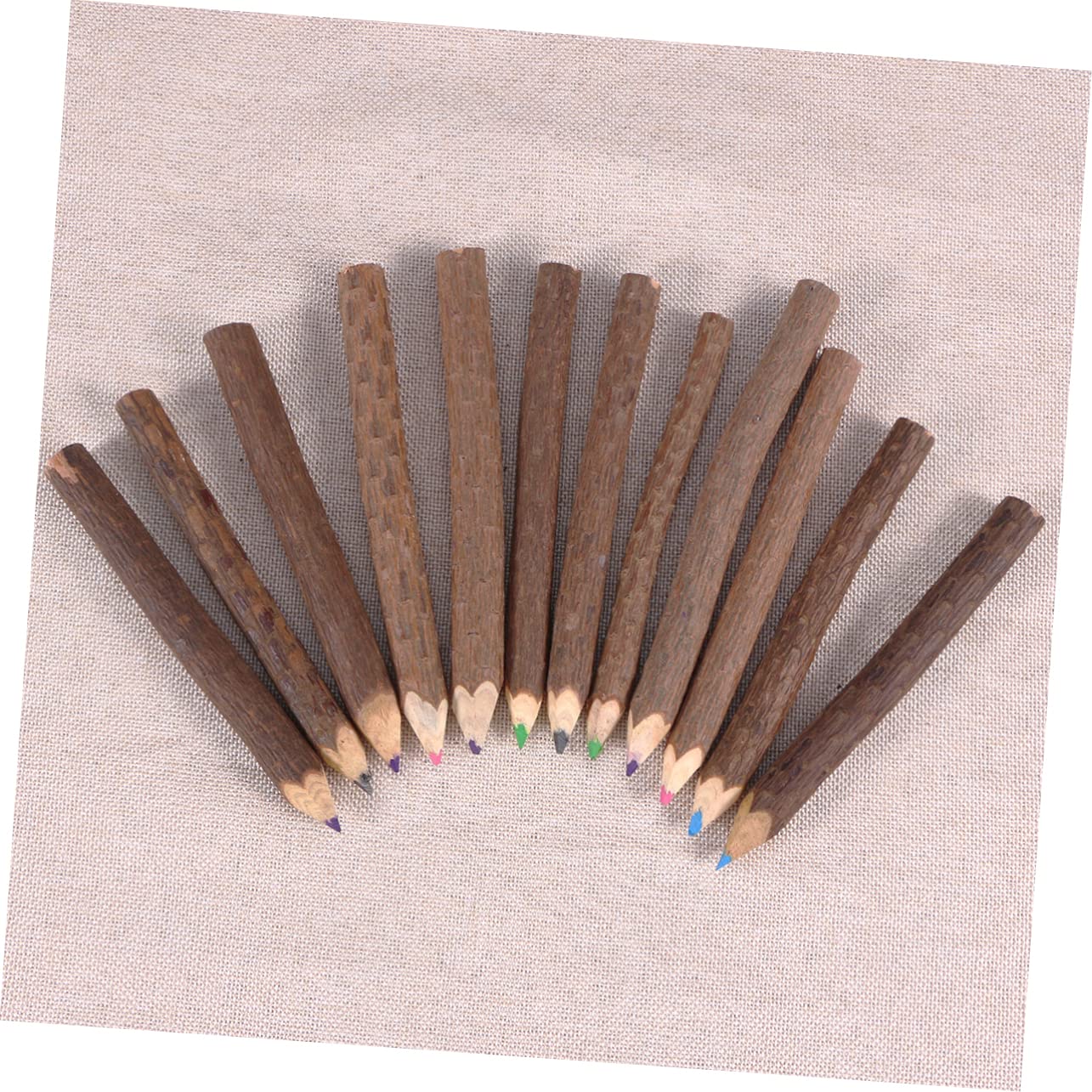 36 Pièces Crayon D'écorce Crayons De Branche D'arbre Crayons De Couleur Brindille à Dessin D'écorce De Brindille Crayon De Plombier D'arbre Bambou