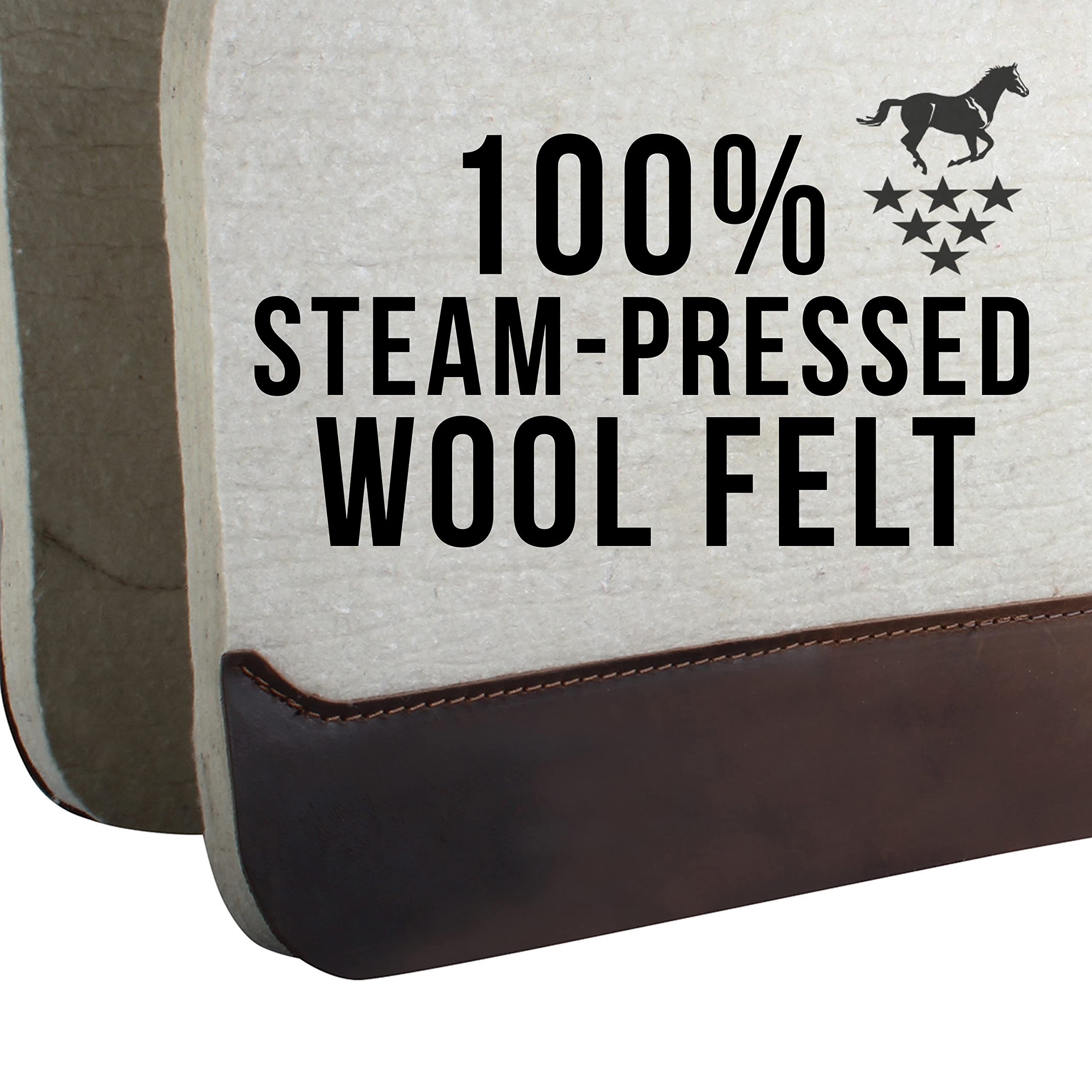 Professional's Choice Schabracke aus 100% dampfgepresstem Wollfilz