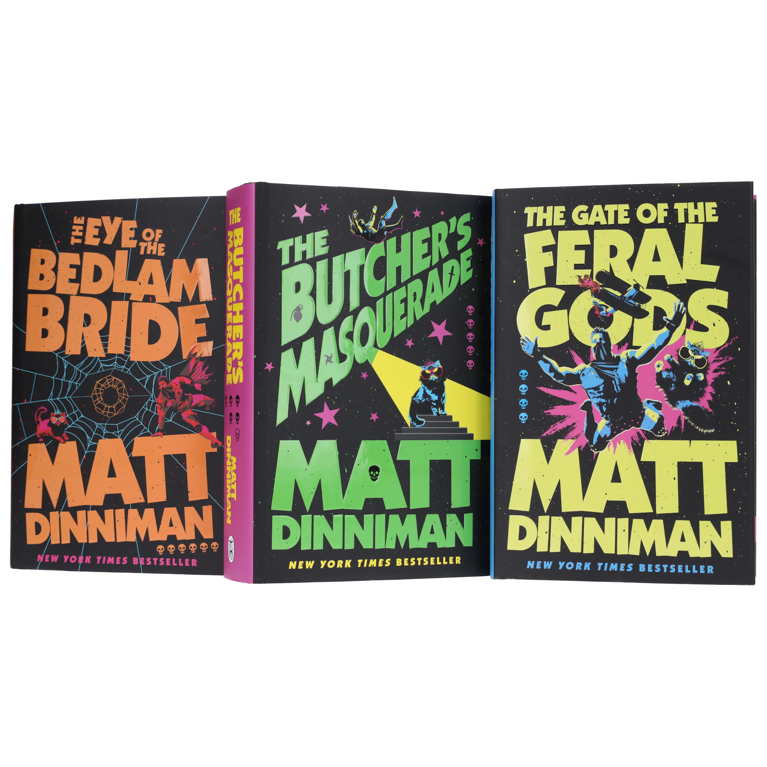 Dungeon Crawler Carl Series (Book 4-6) by Matt Dinniman 3 Books Collection Set (The Gate of the Feral Gods, The Butcher's Masquerade & The Eye of the Bedlam Bride)
