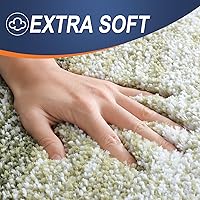 Vista 136 de OLANLY Juego de 2 alfombras de baño de 2 piezas, alfombras de baño de microfibra suave y absorbente y alfombra de inodoro con contorno