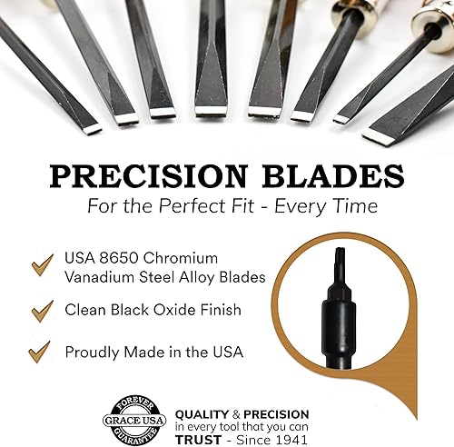 Miniatura 2 de Grace USA - Juego de destornilladores Gunsmith de 24 puntas mag. - GRMT24 - Herramientas de armero - Destornilladores