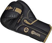 Vista 36 de RDX Boxing Gloves, Pro Training Sparring, Maya Hide Leather, Muay Thai MMA Kickboxing, Men Women Adult, Heavy Punching Bag Focus Mitts Pads Workout