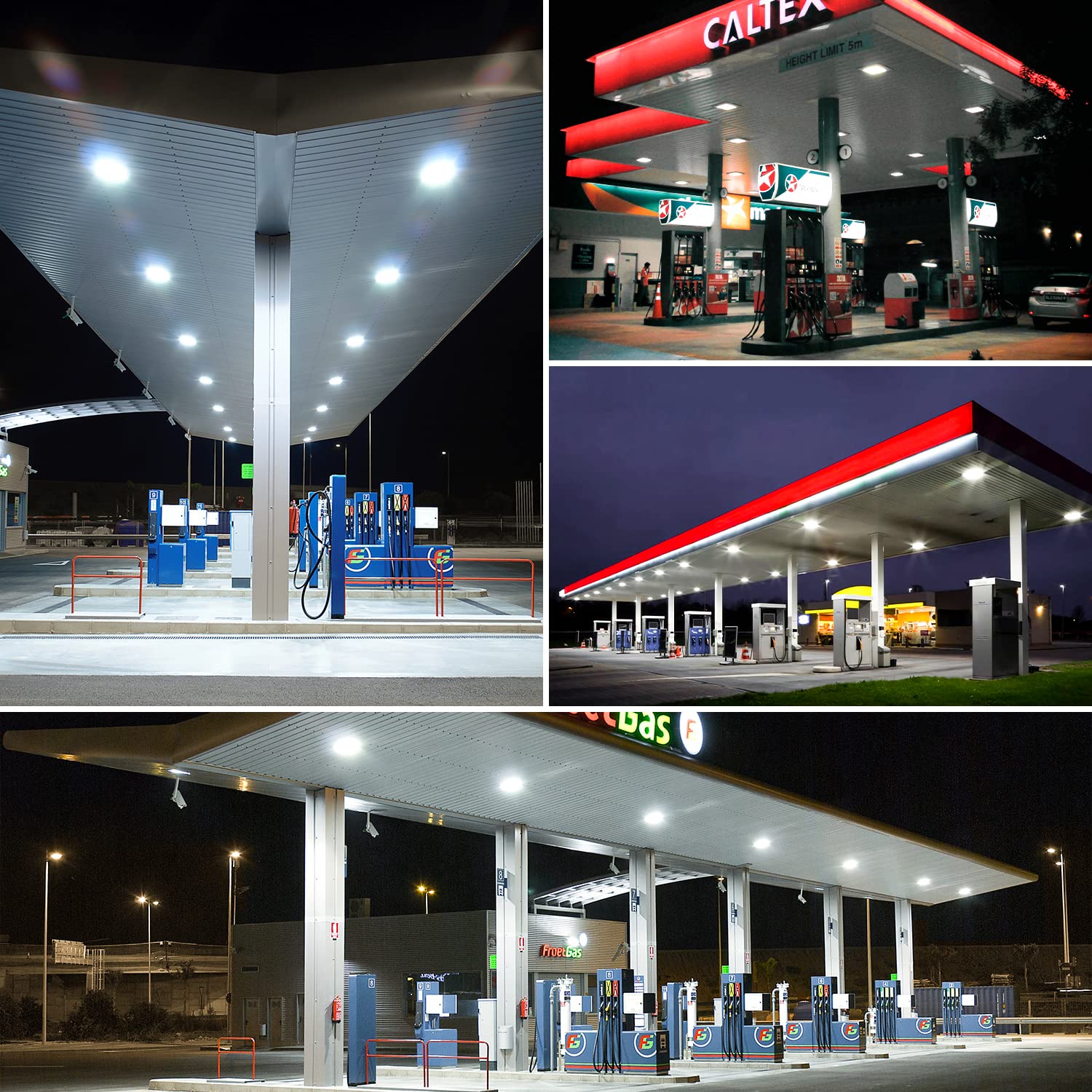 150W LED Canopy Gas Station Light 21000LM 5700K Surface Mount Carport Ceiling Light 600W HID HPS Equivalent IP65 — view 8