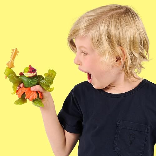 Miniatura 4 de Heroes of Goo Jit Zu Mar de Goo Maldito  Juguete súper elástico, relleno de Goo Ill EEL figura de acción  con cara que cambia de color que revela su