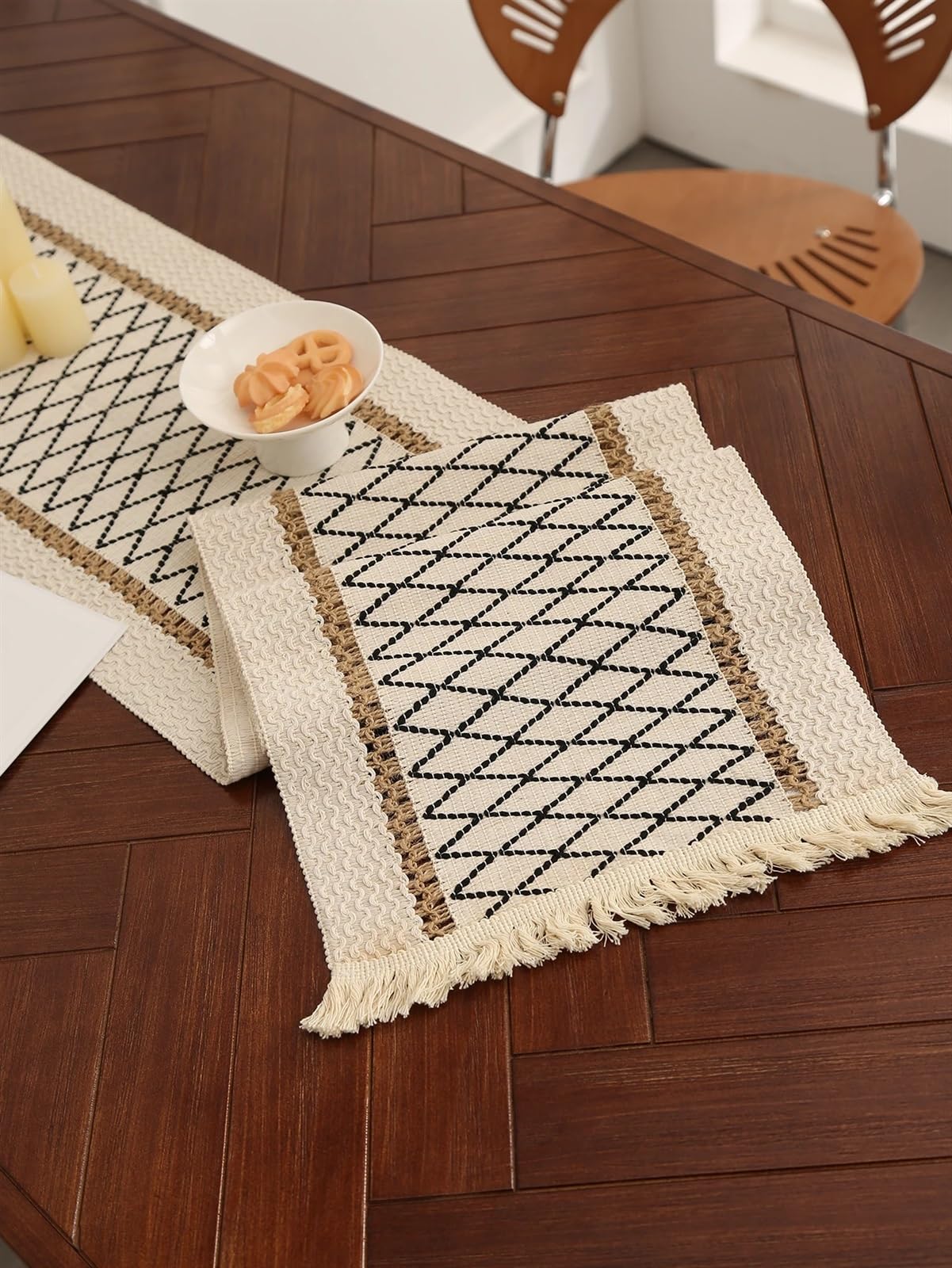 Elegante e lussuoso Grandi runner da tavolo di lusso con fodera spessa, runner da tavolo di Natale, runner da tavolo moderni chemin de table for feste di matrimonio camino de mesa tafelloper, bandiera
