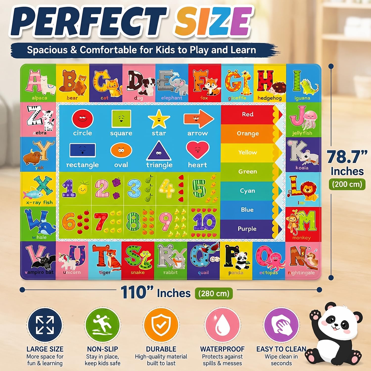 Amazon.com: yongjoy ABC Carpet Area Rug, 110