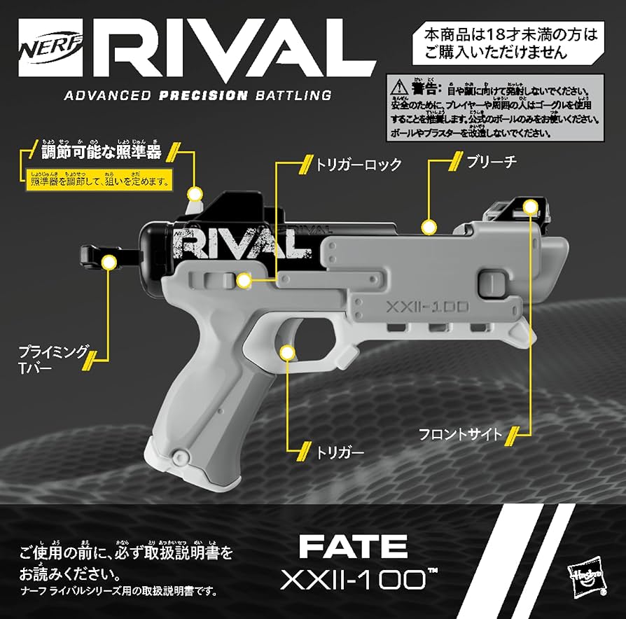 ナーフ ライバル 4つ＋おまけセット売り Amazon.co.jp: ハズブロ(HASBRO) ナーフ ライバル RIVAL フォア