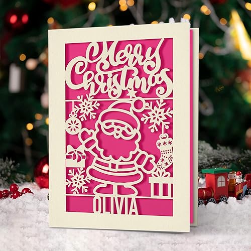 Miniatura 7 de Tarjetas de Navidad personalizadas 2022 tarjetas de Navidad de caridad para miembros de la familia tarjeta de felicitación de Navidad tarjeta de