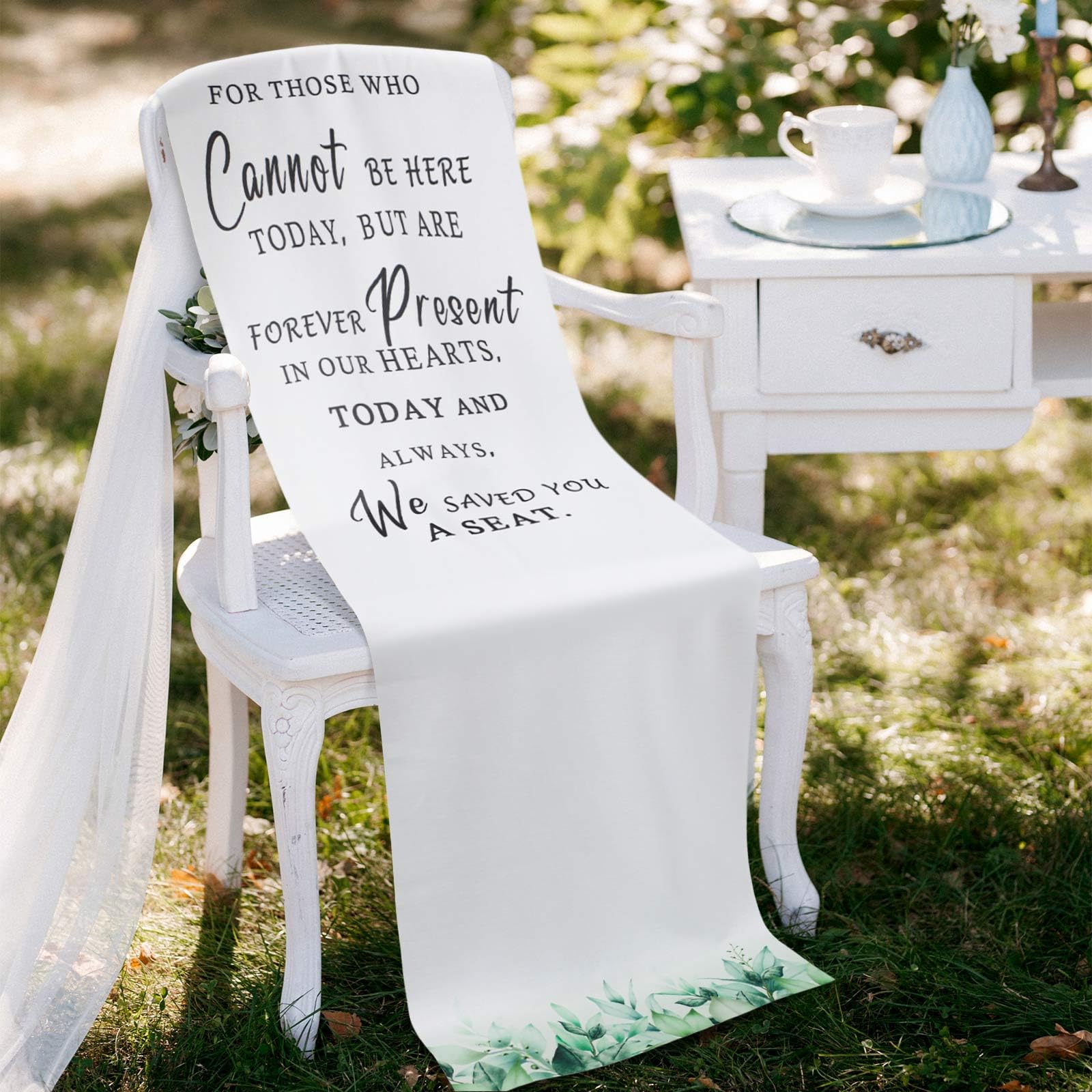 In Memory Chair In Loving Memory Reserved Chair Banner 15x50 Inches In Loving Memory ...
