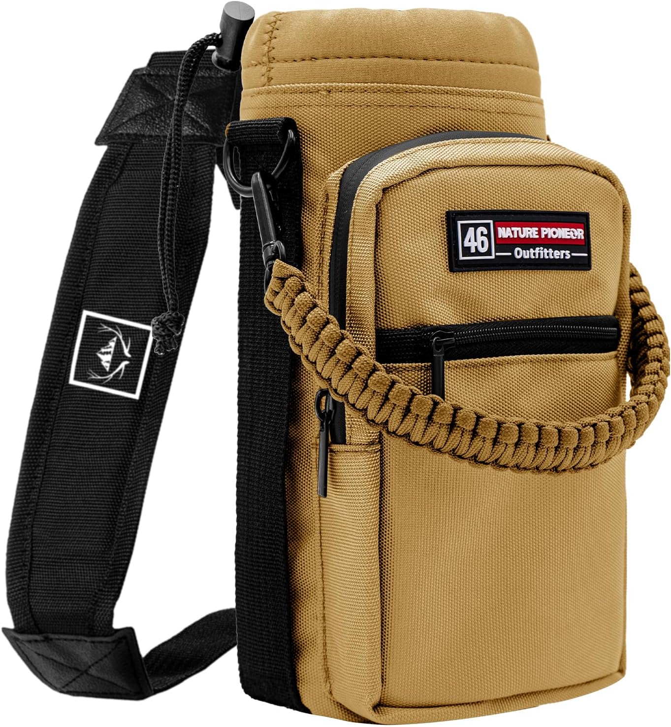 NATURE PIONEOR 26-128 oz Insulated Water Bottle Carrier Holder with Strap