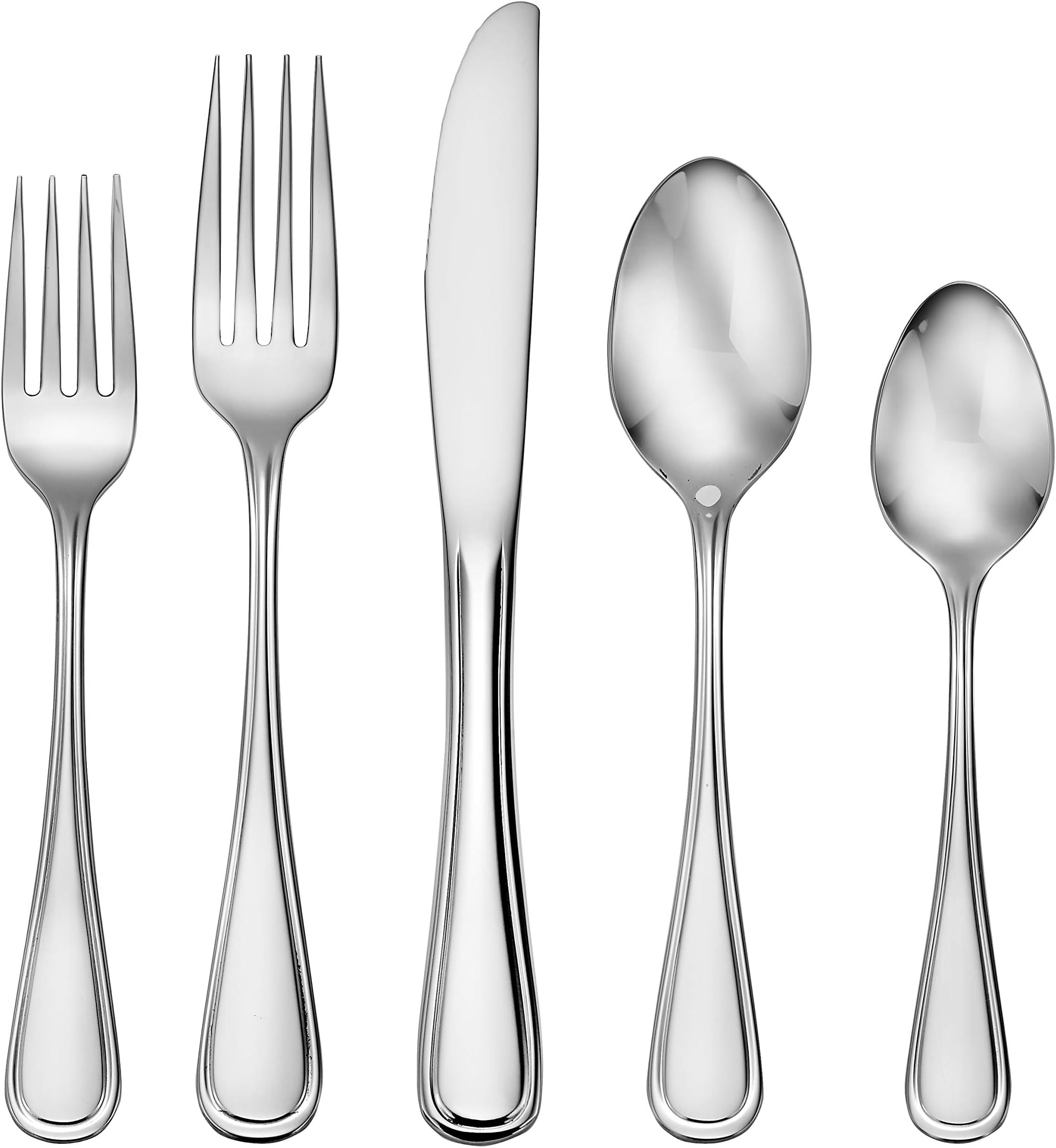 Liberty Tabletop Classic Rim 20 Piece Flatware Set for 4