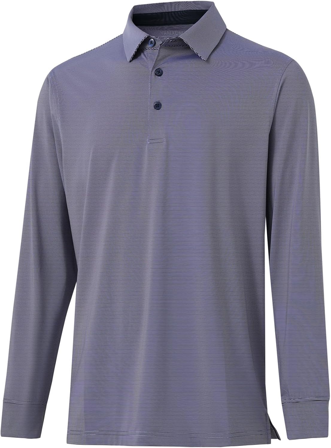 YAMXDM Mens Golf Shirts Long Sleeve Moisture Wicking Collared Work Business Casual Tennis Polo Shirts for Men