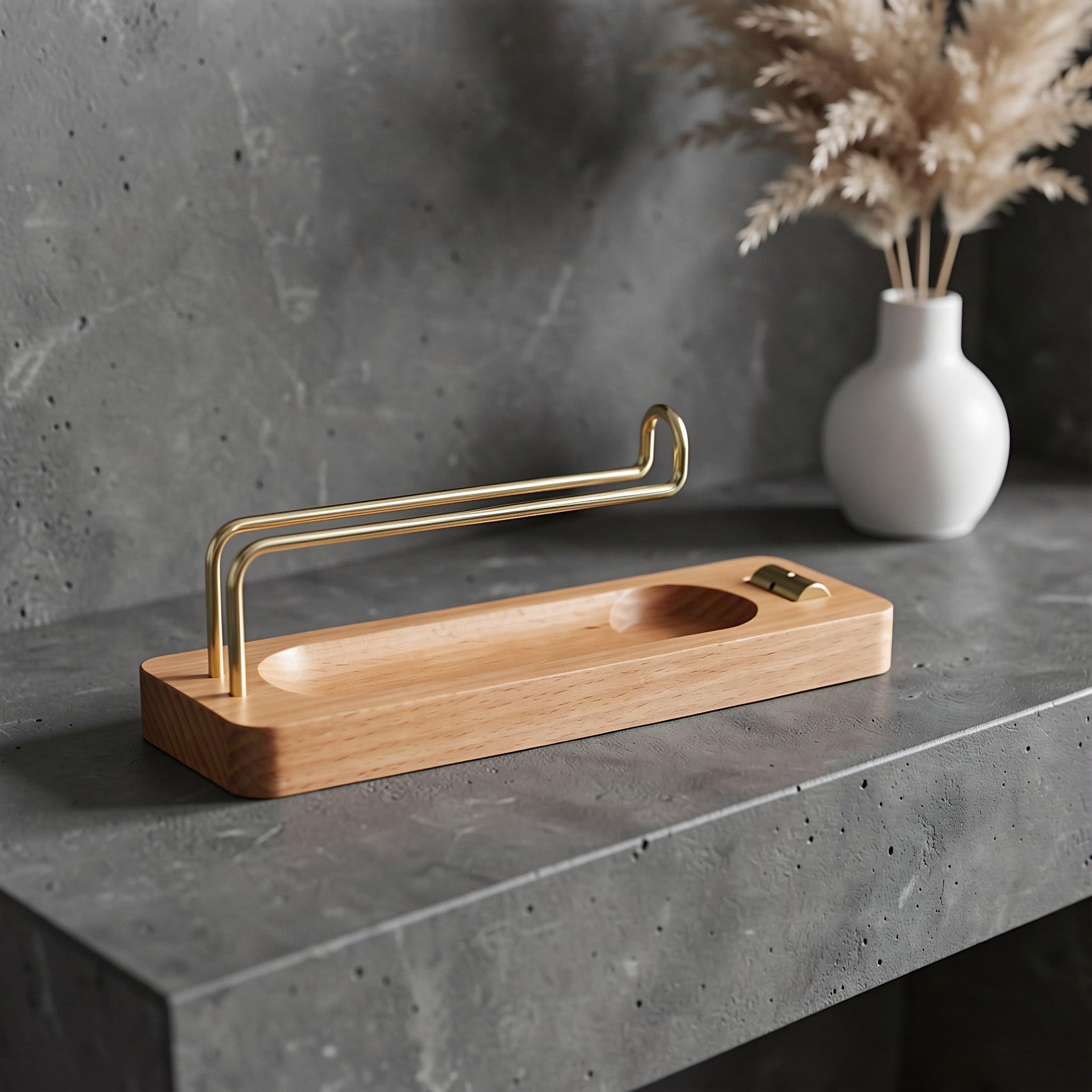 Zerodeko Porta salvia e palo santo artigianale per casa e ufficio.