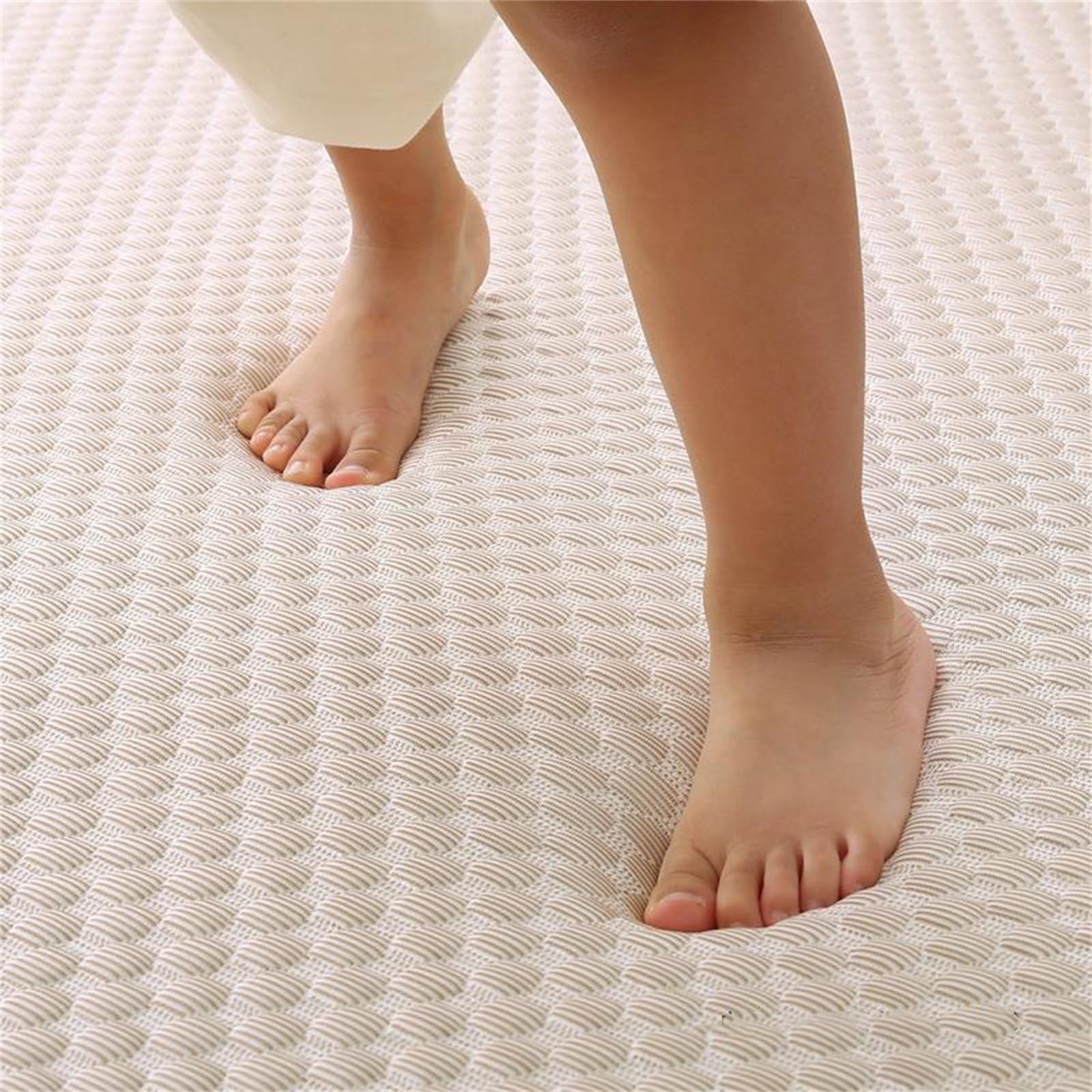 Generico Materasso Da Pavimento Giapponese Materasso Futon, Materassino Tatami Letto Da Pavimento Pieghevole Arrotolabile For Campeggio, Camera Degli Ospiti For Adulti(Khaki,200x240)