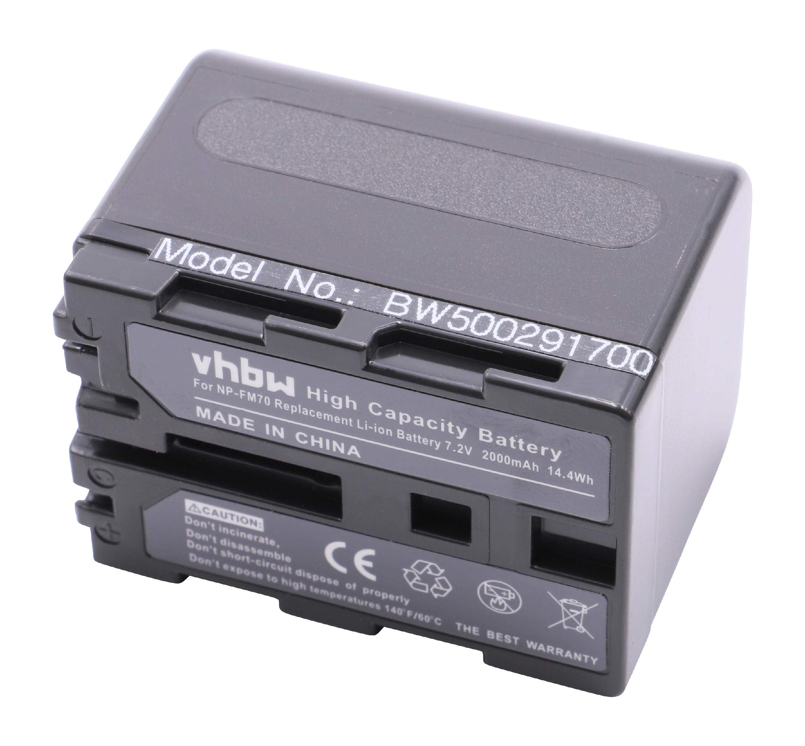 Vhbw Akku Für Sony Camcorder – 2000 MAh, 7,2 V, Li-Ion, Kompatibel Mit DCR-TRV6, TRV480E U.a.