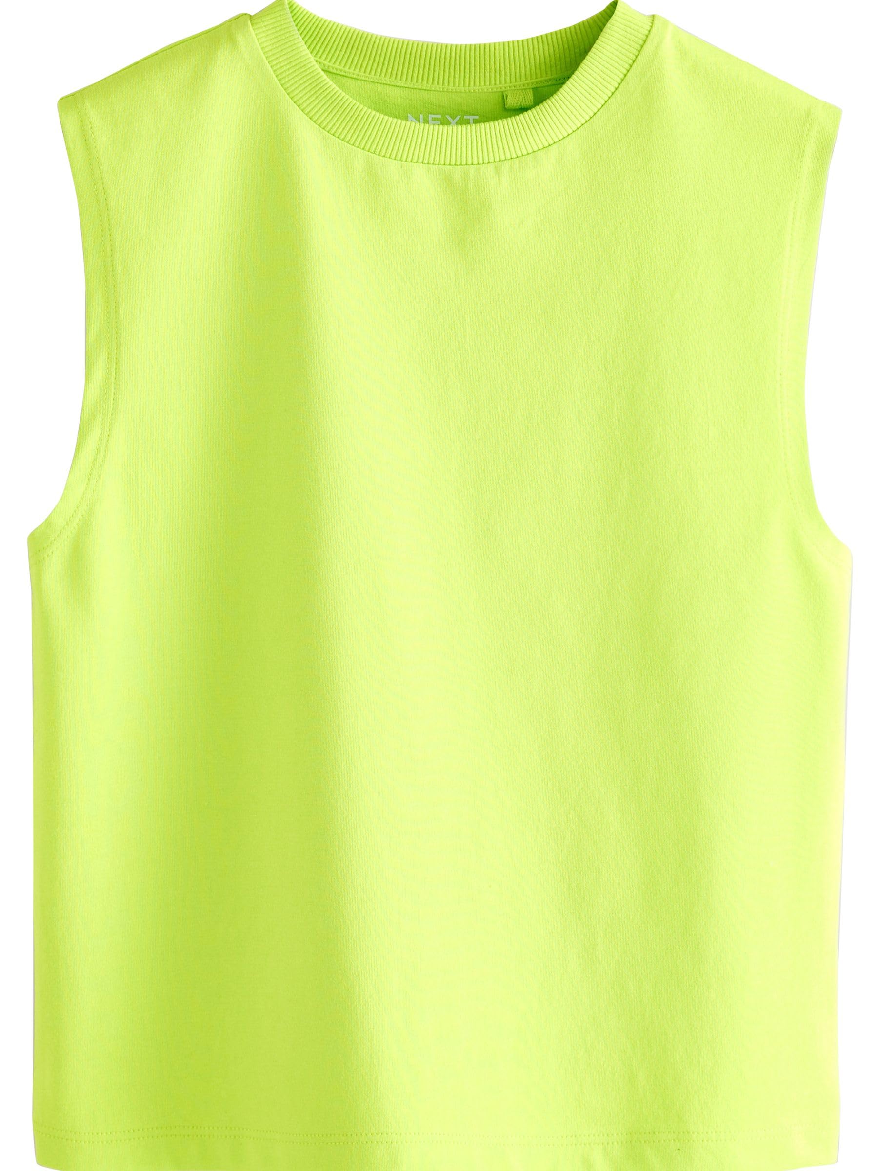 NEXT Niños Pack de 4 Camisetas sin Mangas flúor