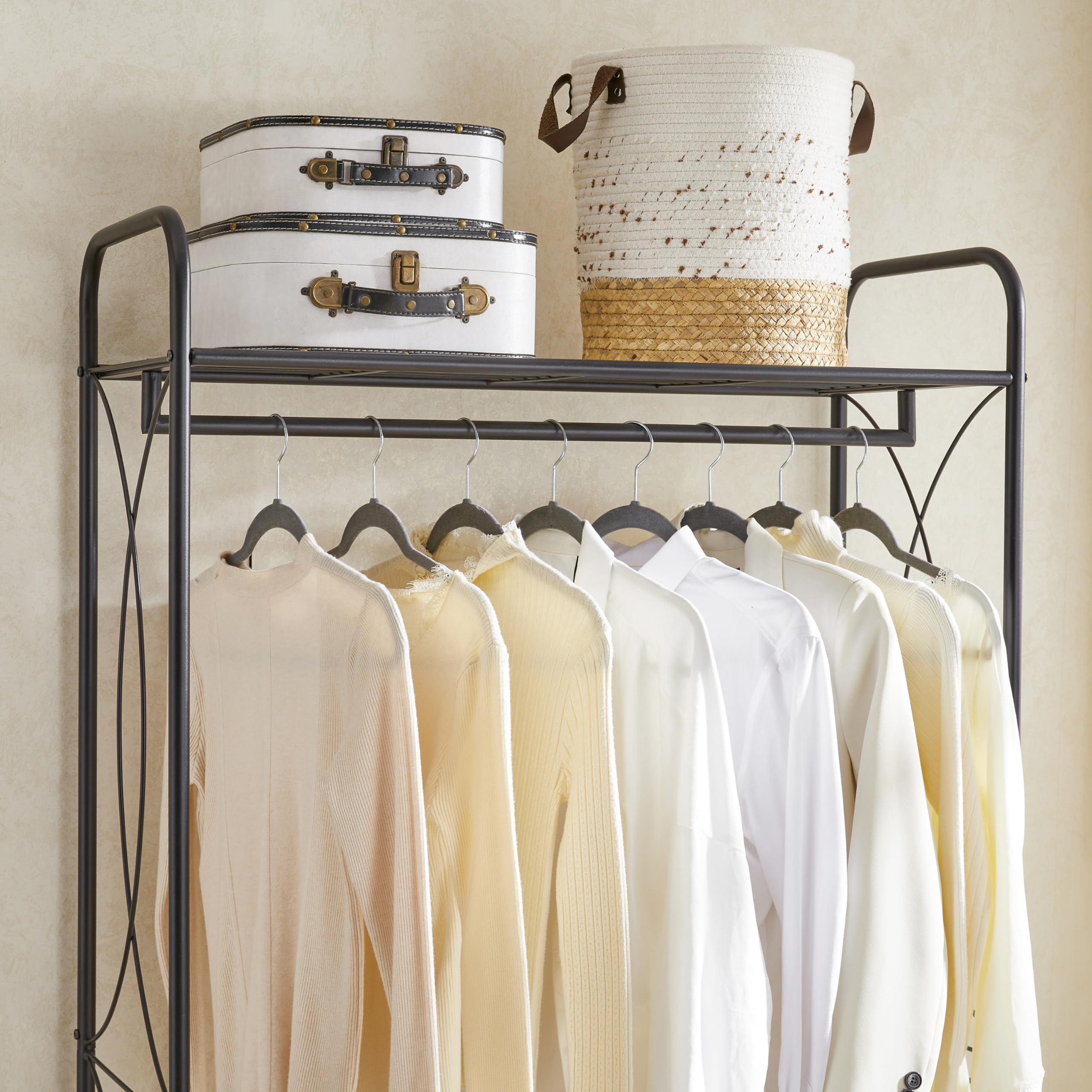 Amazon.com: Freestanding Garment Rack, Open-Style Wardrobe