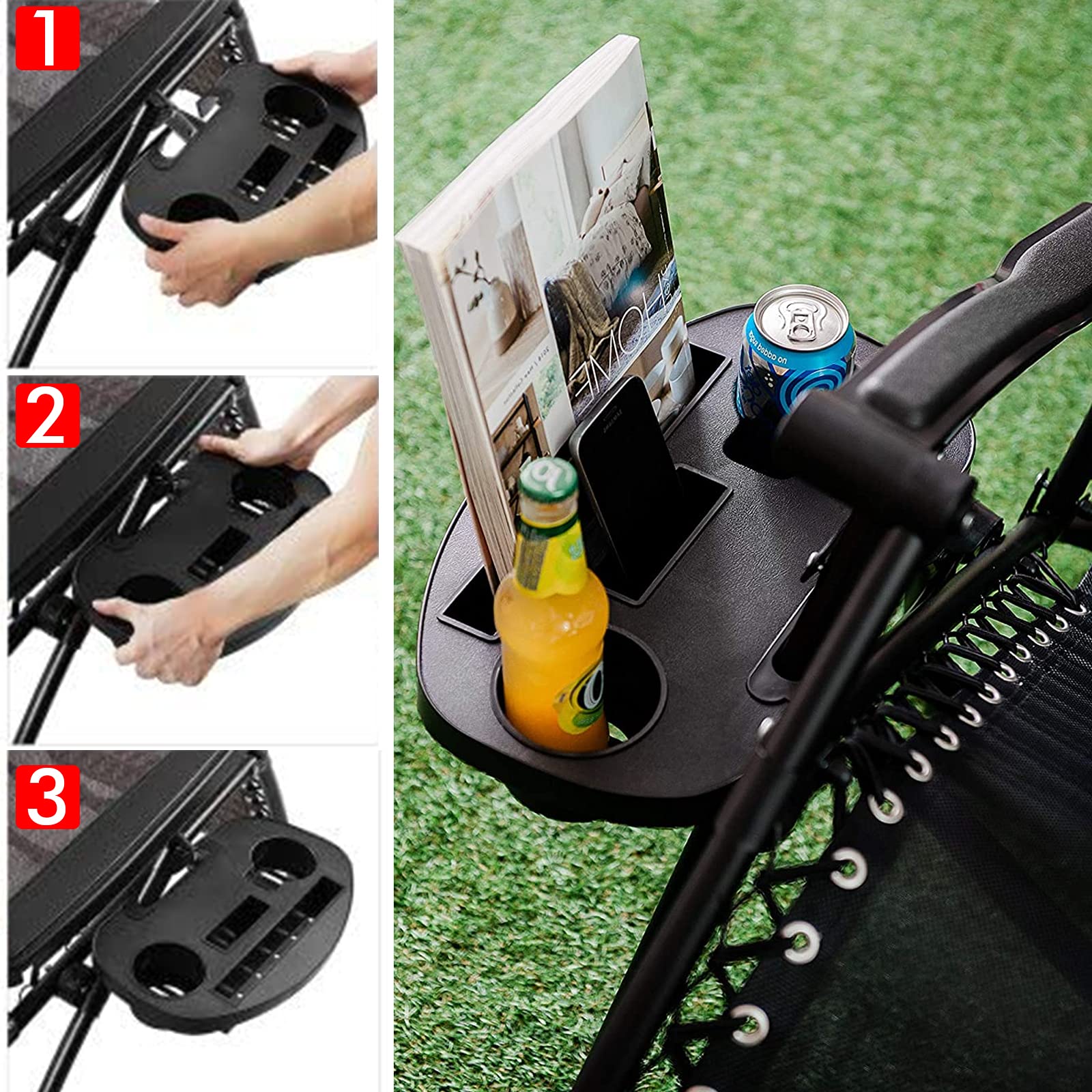 Zero Gravity Chair Tray Cup Holders For Folding Chairs, 44 OFF