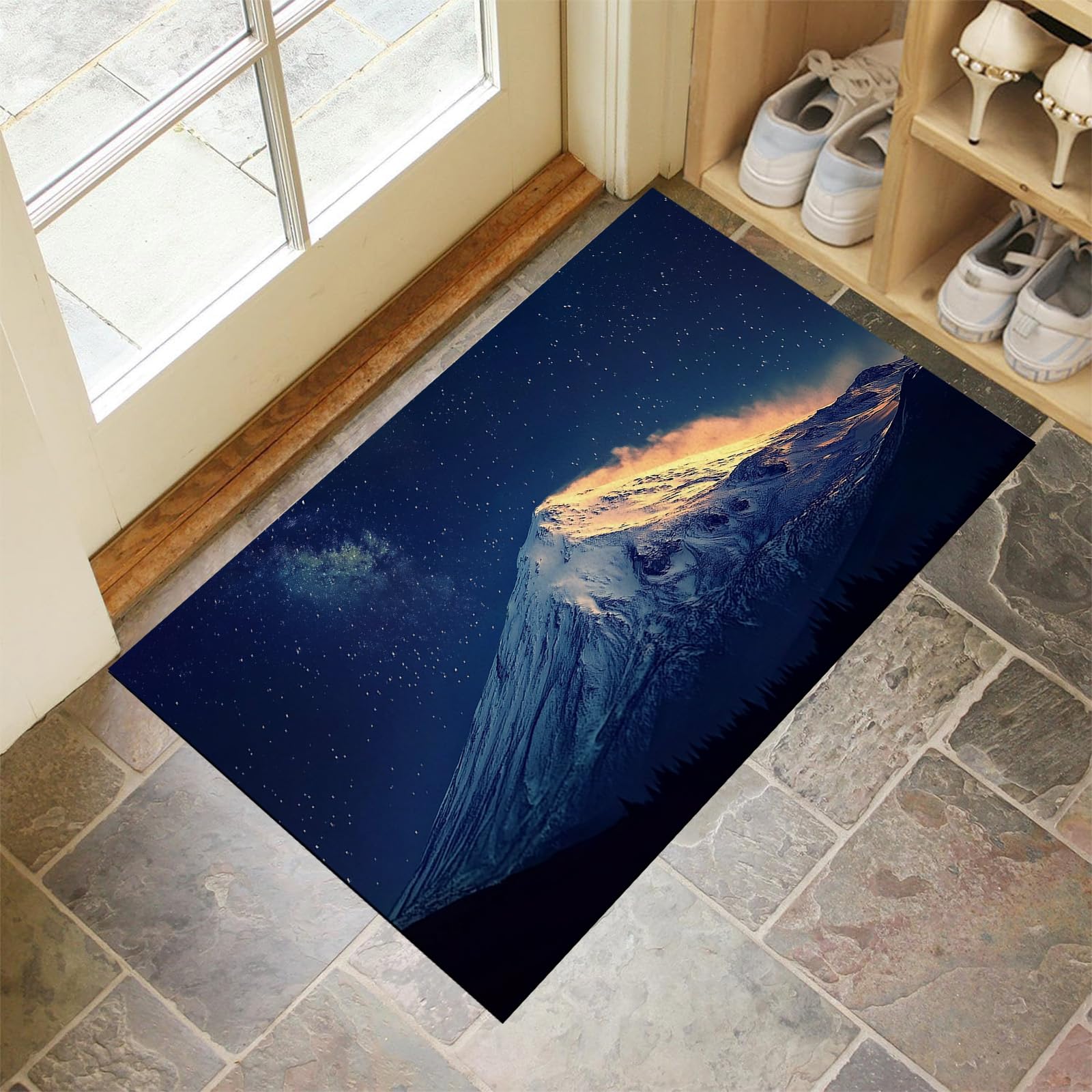 Paillasson absorbant et tapis lavable grand format résistant 90x140
