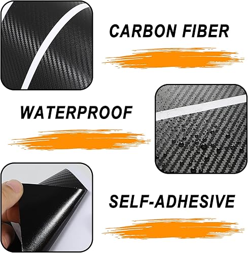 Miniatura 2 de TOMALL Calcomanías de vinilo para poste de ventana de automóvil compatibles con Dodge Charger 2006-2010, calcomanías de columna de ventana de fibra