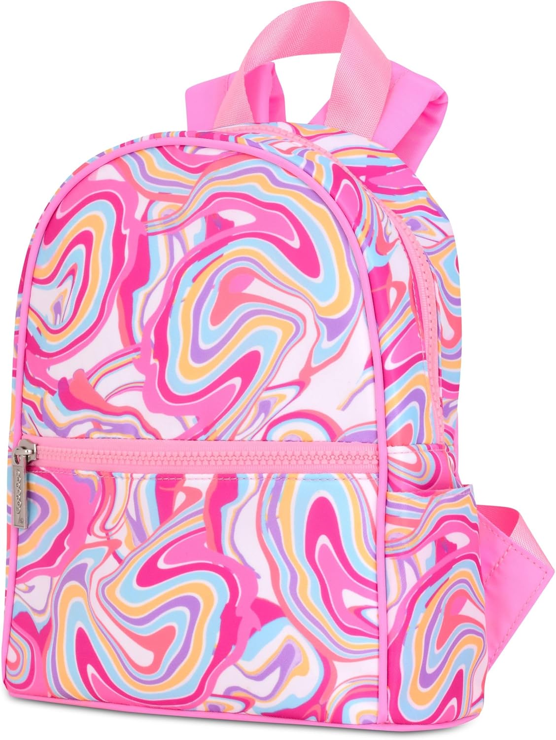 iscream Mini Classic Style 10" x 8" Backpack for Fun and Travel - Groovy Swirl