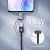 USB C to Micro USB Adapter (4-Pack) USB C Female to Micro USB Male Adapter Supports 18W Fast Charging Does Not Support OTG Connection Such as Headphones External Hard Drives Keyboards or M