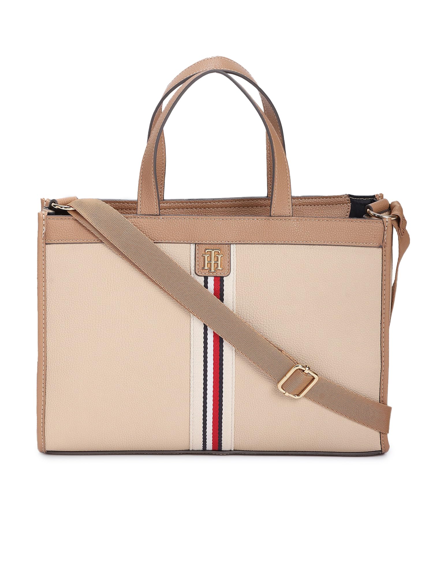 Tommy Hilfiger Womens Beige Color Handbag (B0D3ZBM2SV) Amazon Price History, Amazon Price Tracker