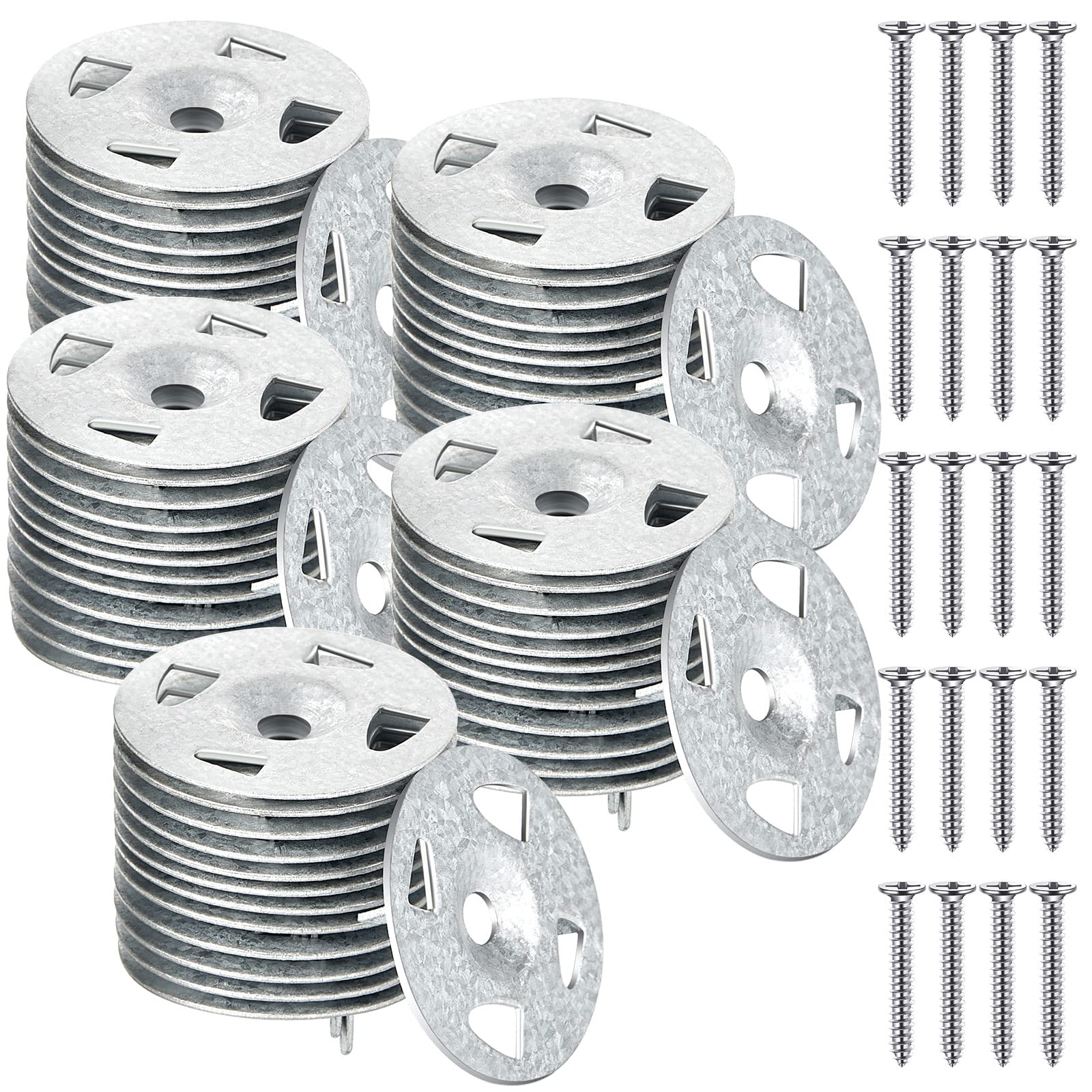 Foam Board Fasteners - 300 Washers & Screws -8