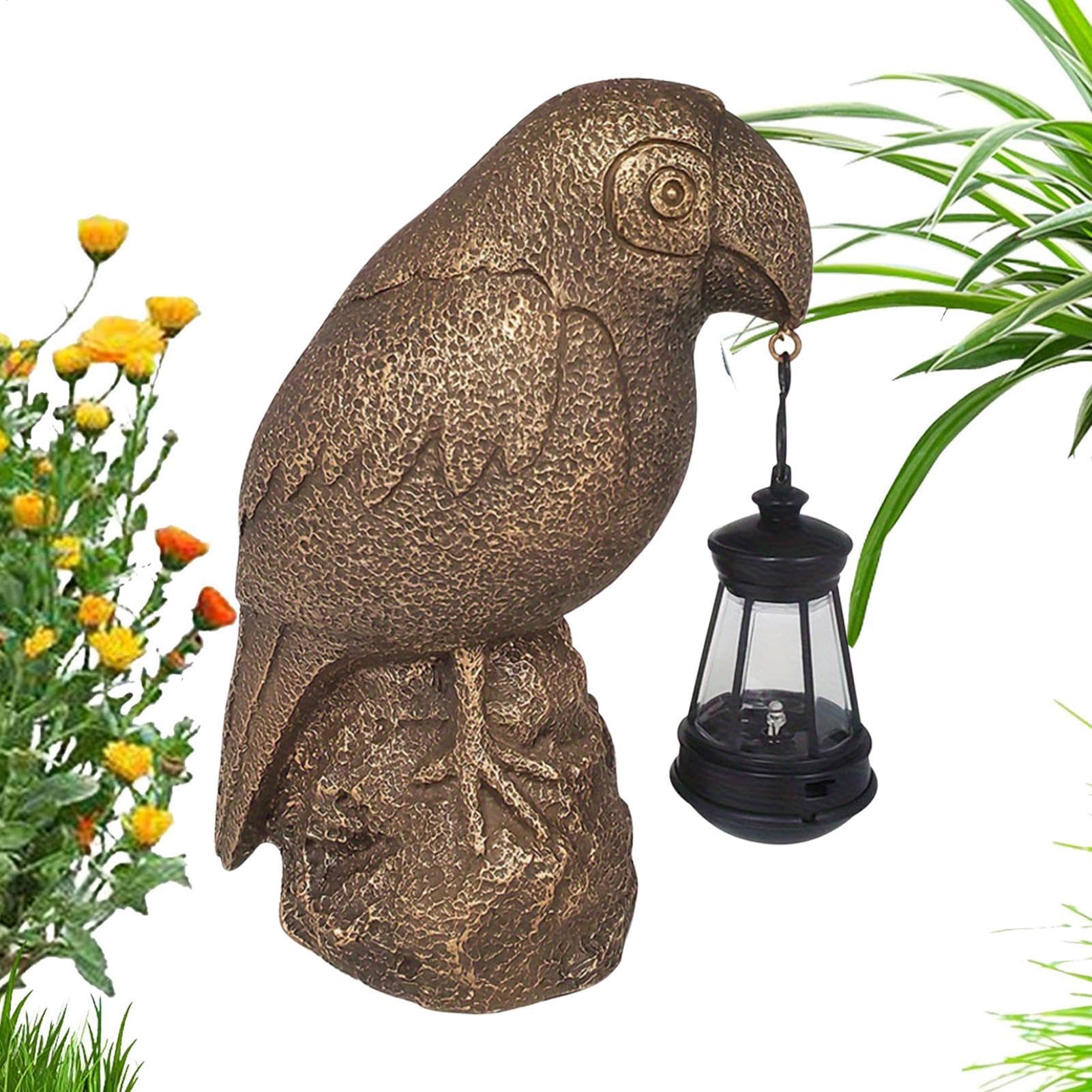 Iluminación y accesorios para paisajes que iluminan caminos oscuros con estética de loro