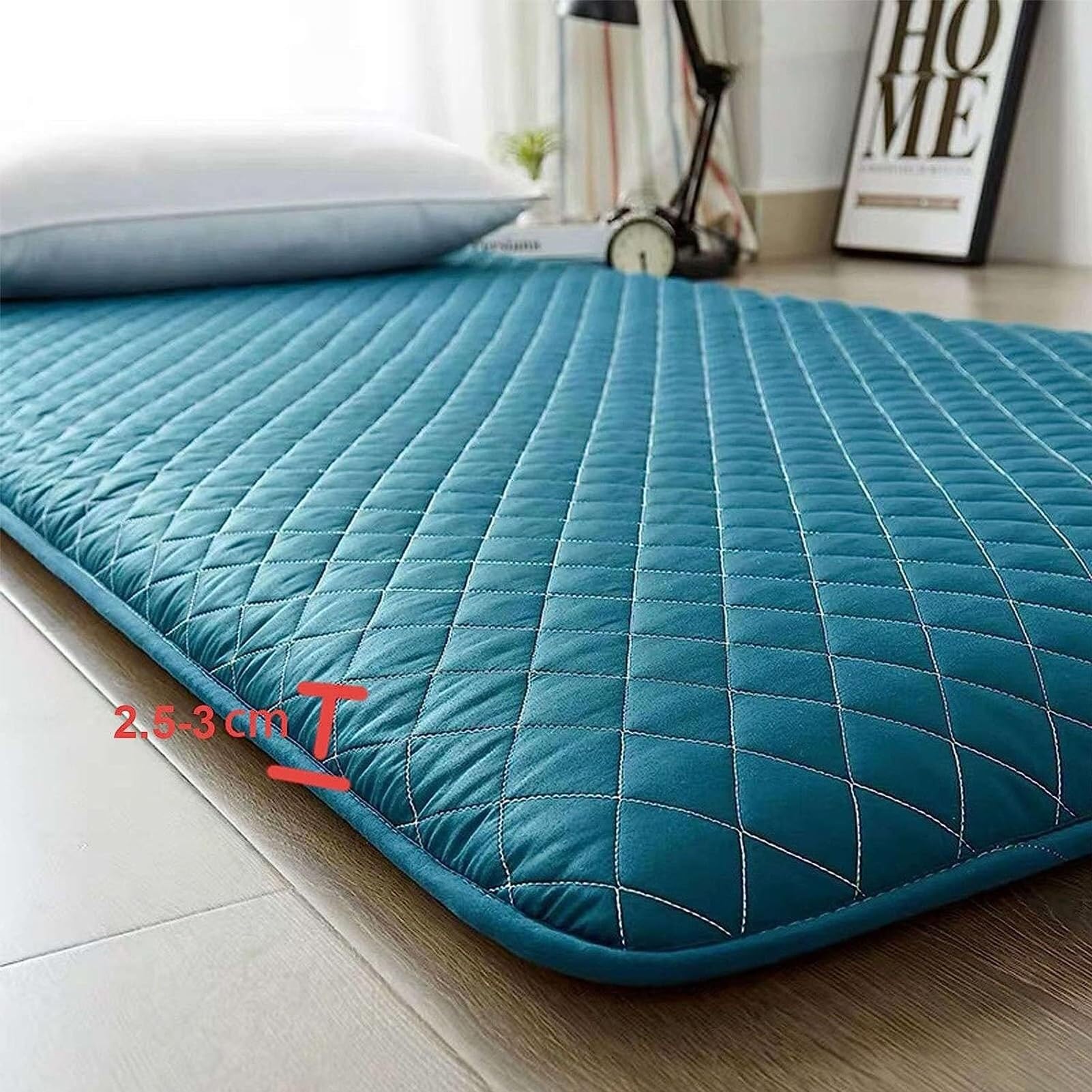 Colchón Plegable, Colchoneta para Dormir En El Suelo De Tatami, Colchón De Futón Portátil Grueso, Colchoneta para Dormir De Tamaño Completo, Tumbona para Invitados para Sofá De Camping