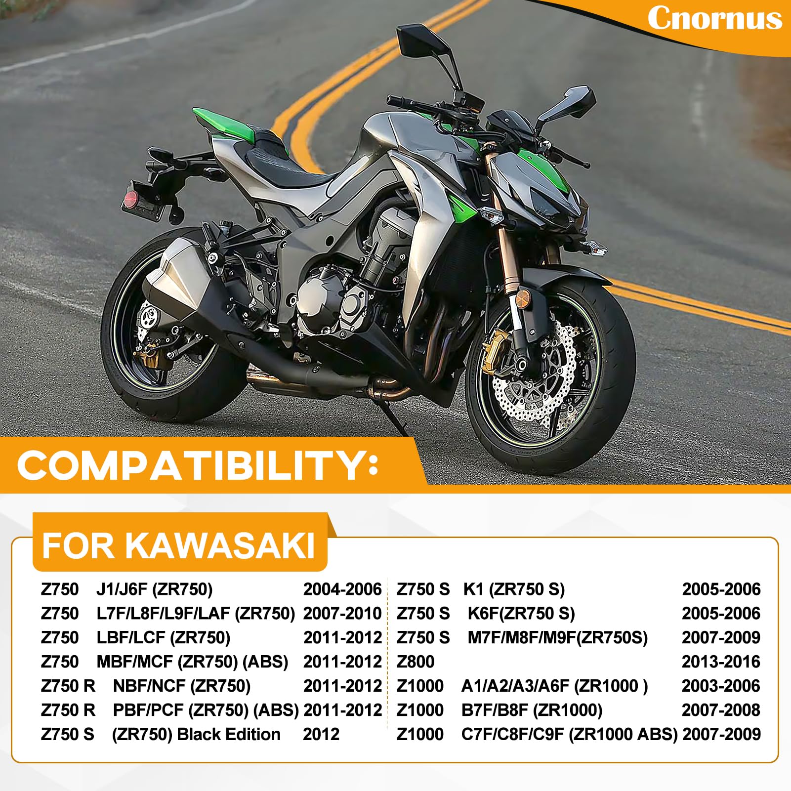 Filtro de aire para Kawasaki Z750 ZR750 2004-2012 R ZR750 2011-2012 S ZR750S 2005-2009