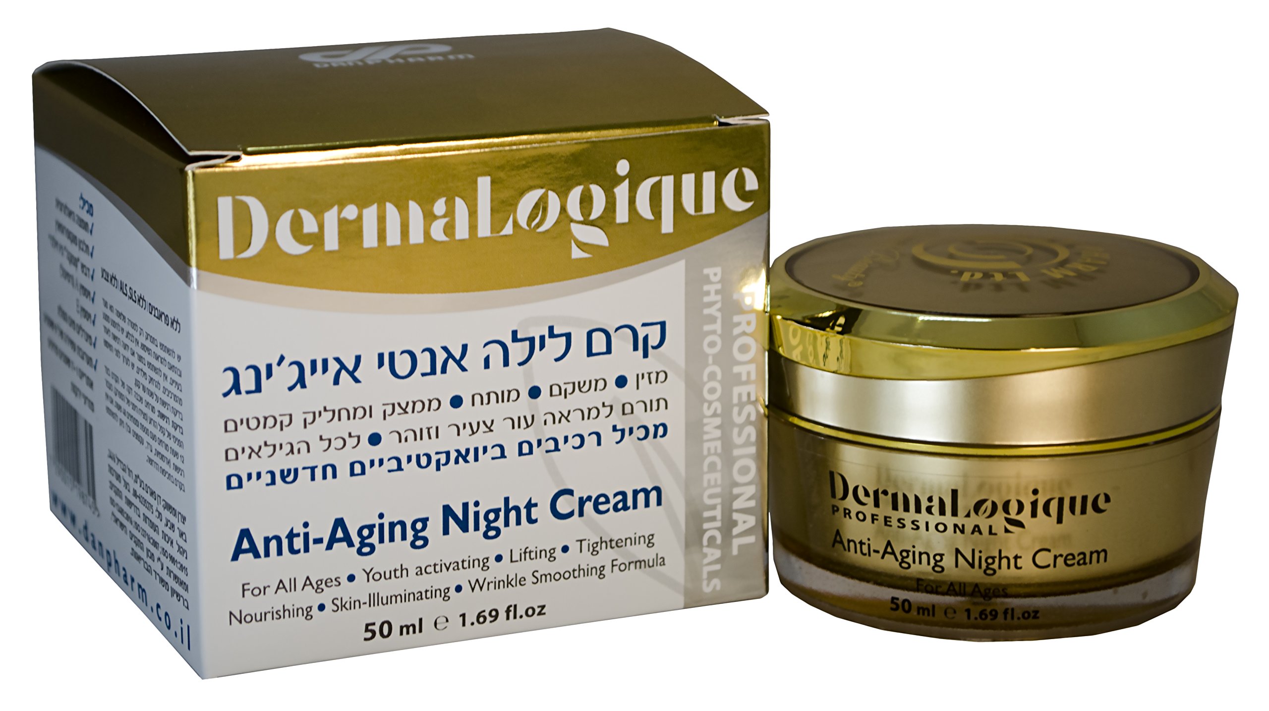 DermaLogique Professional Anti-Aging Night Cream Night Treatment For all Skin Types, For all Ages 50ml/1.69oz