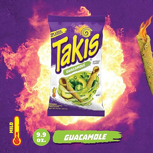 Vista 38 de Barcel Takis Mini Fuego Chili and Pepper Lime Tortilla Chips, 28 gm, (04010186)
