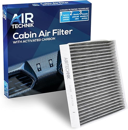 Miniatura 49 de AirTechnik Filtro de aire de cabina CF11670 con carbón activado Compatible con Ford Ecosport 2018-2022, Fiesta 2011-2019 - BE8Z-19N619-A