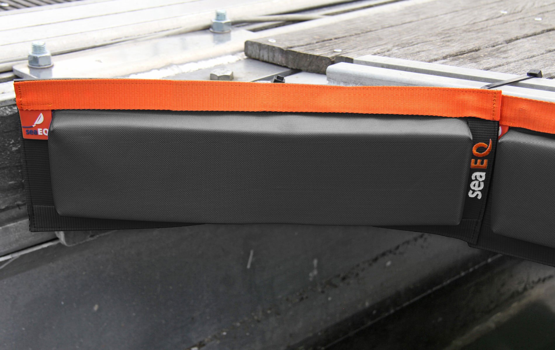 Parabordi per banchina, parabordo per pontile DF 40/10 nero