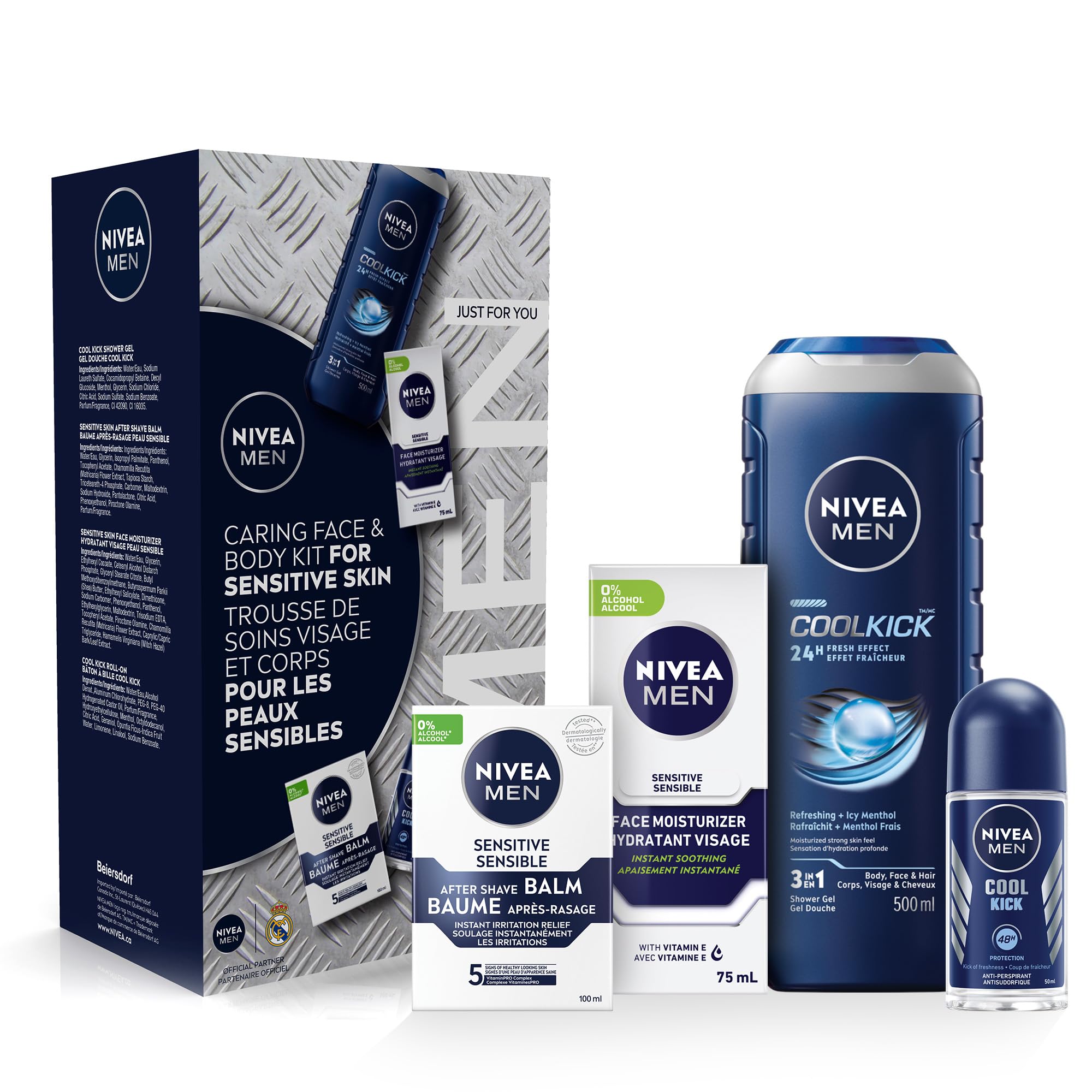 NIVEA MEN Complete Sensitive Skin Care Holiday Gift Set