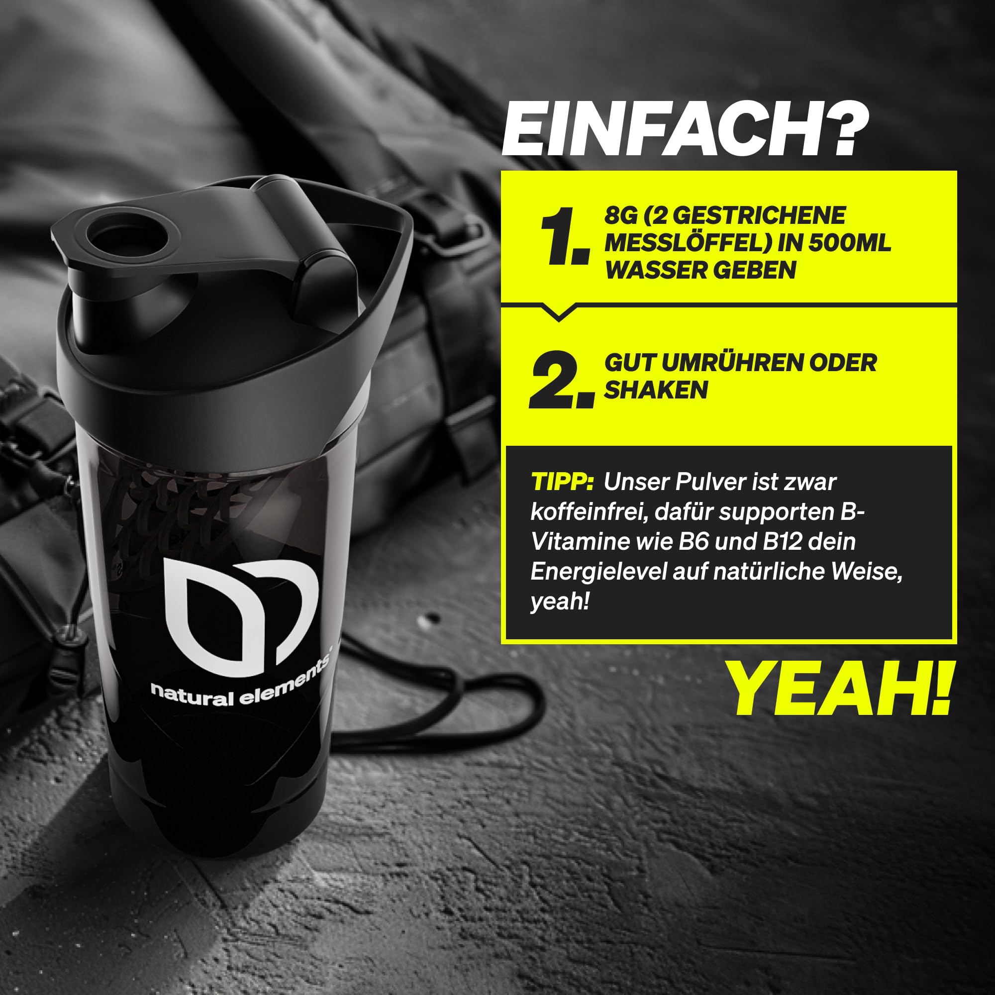 Hydration Recharge Pineapple Coconut – Pulver mit Elektrolyten & Vitaminen für die Ausdauer – ohne Zucker*, mit Stevia gesüßt – Getränkepulver zum Mixen – vegan, hochdosiert, laborgeprüft