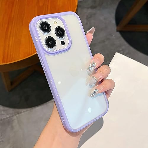 ZTOFERA Funda transparente para iPhone 15 Pro, funda protectora transparente para niñas bonitas, suave, ultra delgada, antiarañazos, para iPhone 15