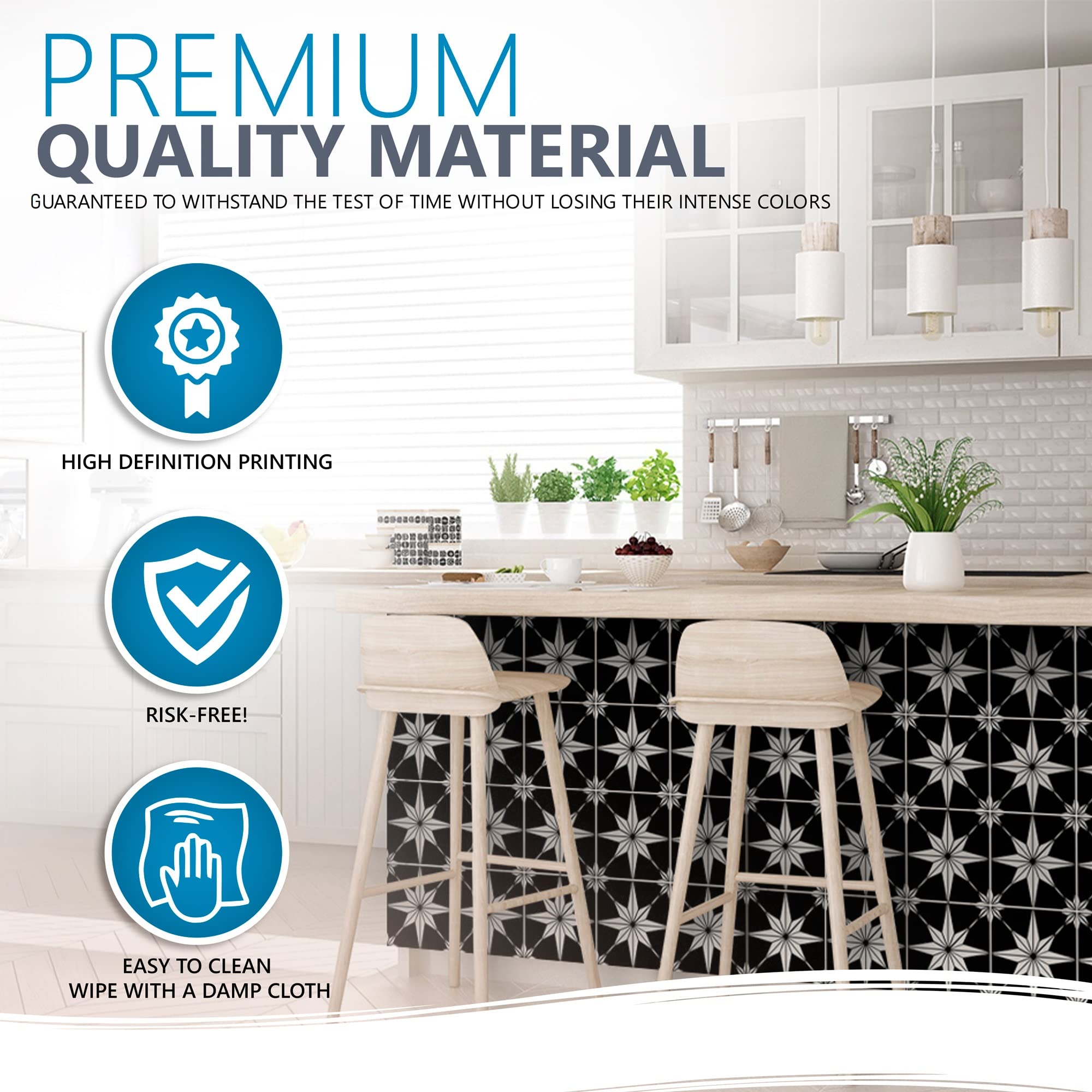 Mi Alma Talavera Tile Stickers – 24 Peel & Stick Wall Decals For Kitchen, Bathroom (5x5 Inch) - View #11